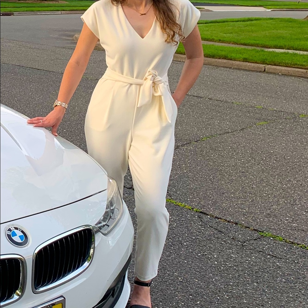 White jumpsuit